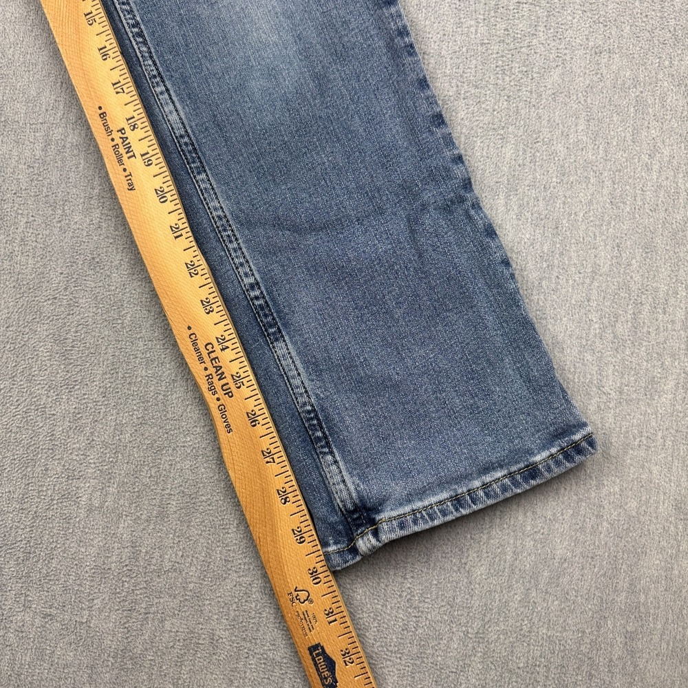Hollister Jeans Men 30x30 Blue Epic Flex Straight Slim Fit Light 5-Pocket Cotton - Picture 10 of 14
